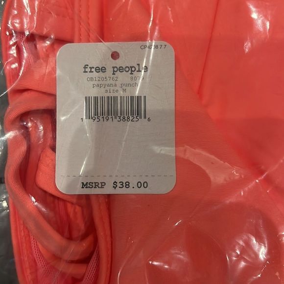 31. Free People Very Prairie Bra - Papyana Punch - Picture 5 of 10